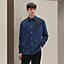 Embroidered boxy fit denim shirt, View: Worn, worn, view 3 of 6