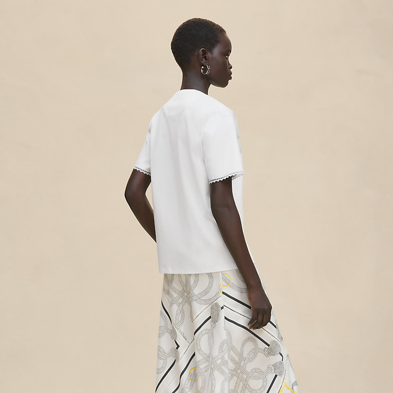 Embroidered maxi t-shirt