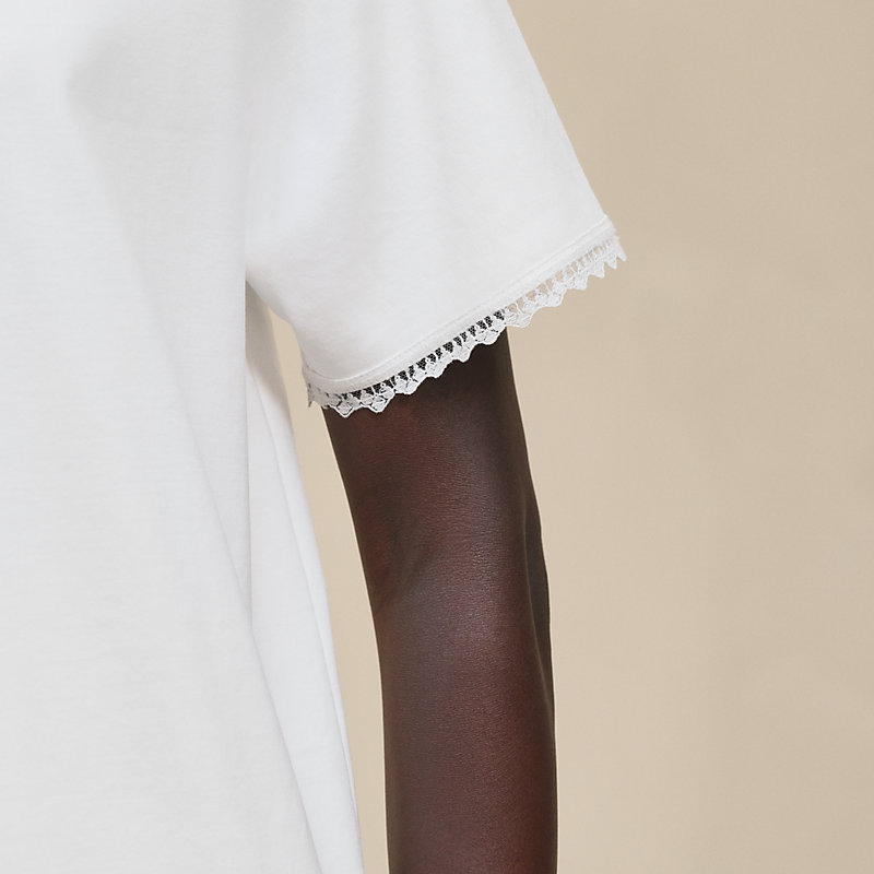Embroidered maxi t-shirt