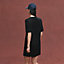 View: Worn, Embroidered pocket flared dress
