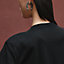 View: Worn, Embroidered pocket flared dress