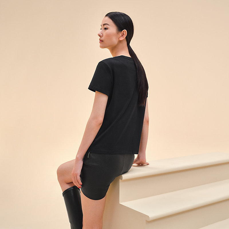 Embroidered pocket t-shirt | Hermès Mainland China