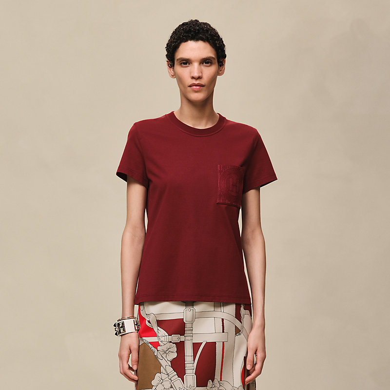 Embroidered pocket t-shirt