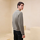 View: Worn, "Empreinte sellier cuir" crewneck sweater