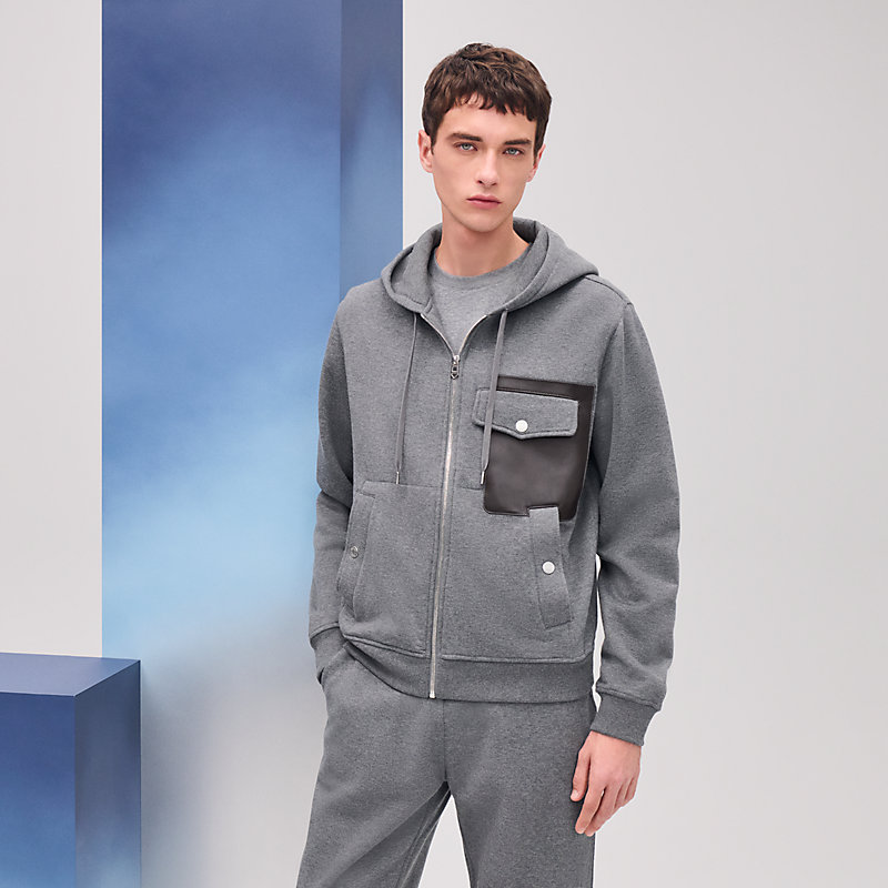 【洗練されたデザイン】HERMES Sweat a capuche zippe Sweat à capuche zippé Capsule Sport | Hermès France