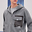 "Empreintes sellier cuir" zipped hooded sweater, view 4 of 4