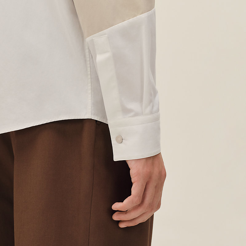 “En diagonale”直筒宽松衬衫