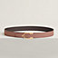 Eperon belt buckle & Reversible leather strap 32 mm, view 1 of 3