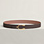 Eperon belt buckle & Reversible leather strap 32 mm, view 2 of 3