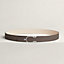Eperon belt buckle & Reversible leather strap 32 mm, view 1 of 3