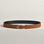 Eperon belt buckle & Reversible leather strap 32 mm, view 2 of 3
