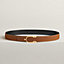Eperon belt buckle & Reversible leather strap 32 mm, view 2 of 3