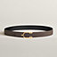 Eperon belt buckle & Reversible leather strap 32 mm, view 2 of 3