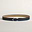 Eperon belt buckle & Reversible leather strap 32 mm, view 1 of 3