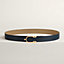 Eperon belt buckle & Reversible leather strap 32 mm, view 1 of 3