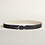 Eperon belt buckle & Reversible leather strap 32 mm, view 1 of 3