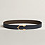 Eperon belt buckle & Reversible leather strap 32 mm, view 1 of 3