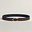 Eperon belt buckle & Reversible leather strap 32 mm, view 2 of 3