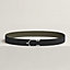 Eperon belt buckle & Reversible leather strap 32 mm, view 2 of 3