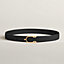 Eperon belt buckle & Reversible leather strap 32 mm, view 2 of 3