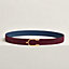 Eperon belt buckle & Reversible leather strap 32 mm, view 2 of 3