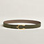 Eperon belt buckle & Reversible leather strap 32 mm, view 2 of 3
