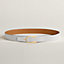Eperon belt buckle & Reversible leather strap 32 mm, view 2 of 3