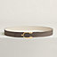 Eperon belt buckle & Reversible leather strap 32 mm, view 1 of 3
