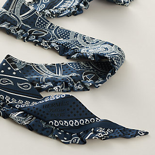Eperon d'Or Bandana Twilly Blue Hermès Mainland China
