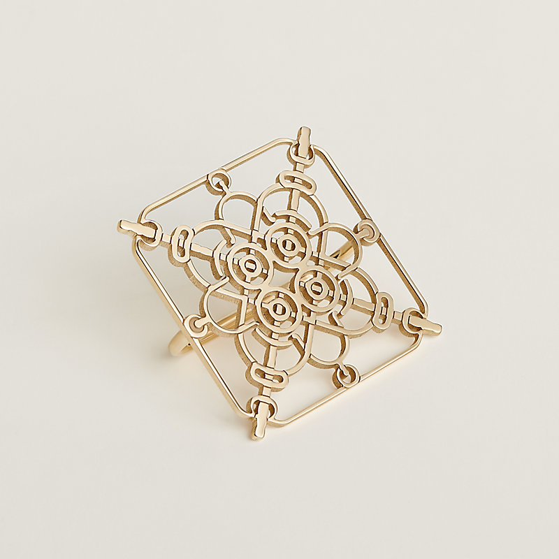 Eperon d'Or Cisele scarf ring