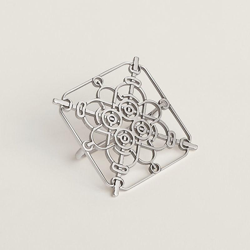 Eperon d'Or Cisele scarf ring