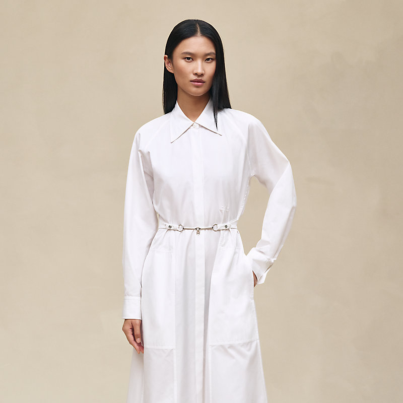 Equestrian shirt dress