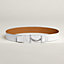 View: , Equipage belt buckle & Reversible leather strap 38 mm