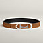 View: , Equipage belt buckle & Reversible leather strap 38 mm