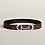 View: , Equipage belt buckle & Reversible leather strap 38 mm