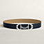 View: , Equipage belt buckle & Reversible leather strap 38 mm