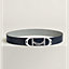 View: , Equipage belt buckle & Reversible leather strap 38 mm