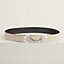 View: , Equipage belt buckle & Reversible leather strap 38 mm