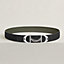View: , Equipage belt buckle & Reversible leather strap 38 mm