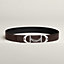 View: , Equipage belt buckle & Reversible leather strap 38 mm