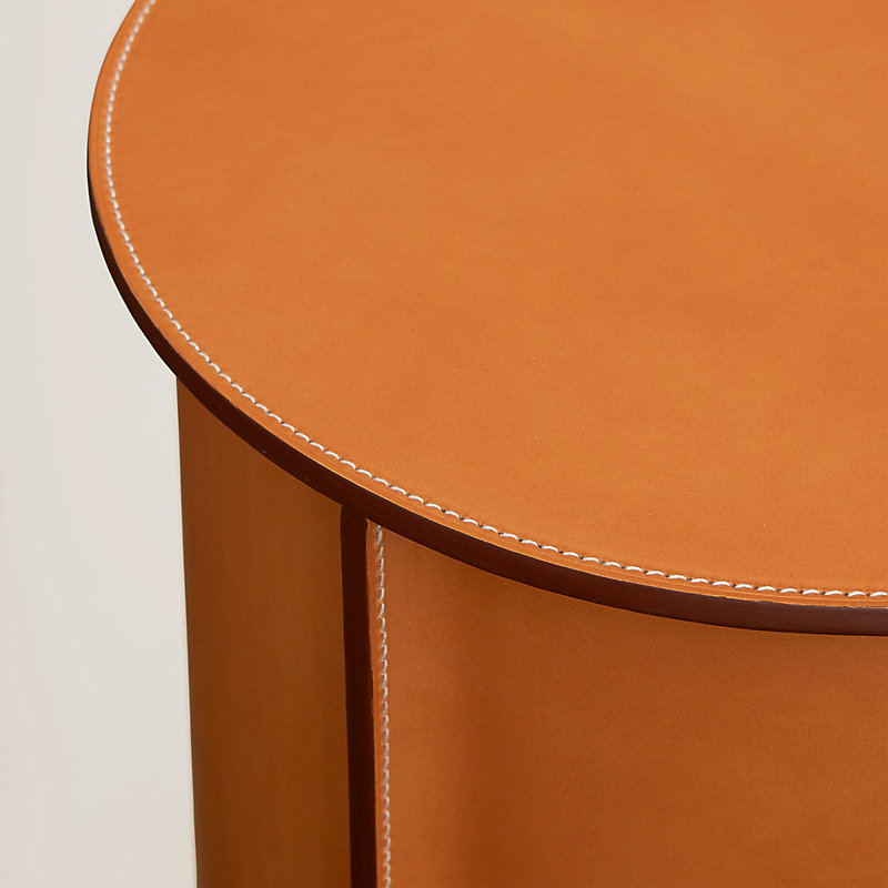 Equipages d'Hermès cork stool, large model