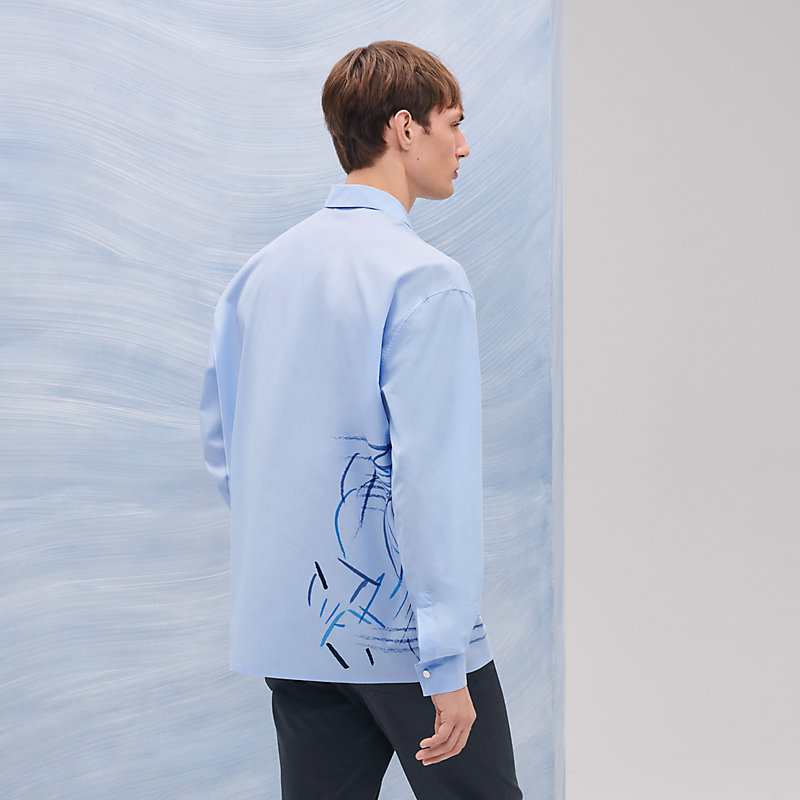 "Esquisse Au Galop" boxy fit shirt