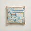 View: front, Etages du Faubourg pillow