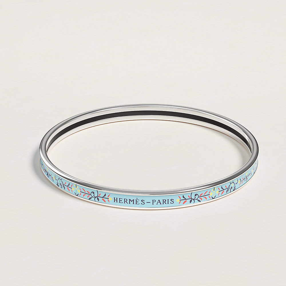 【可愛い柄のデザイン】HERMES ブレスレット Etriers ブルー Etriers bangle | Hermès Mainland China