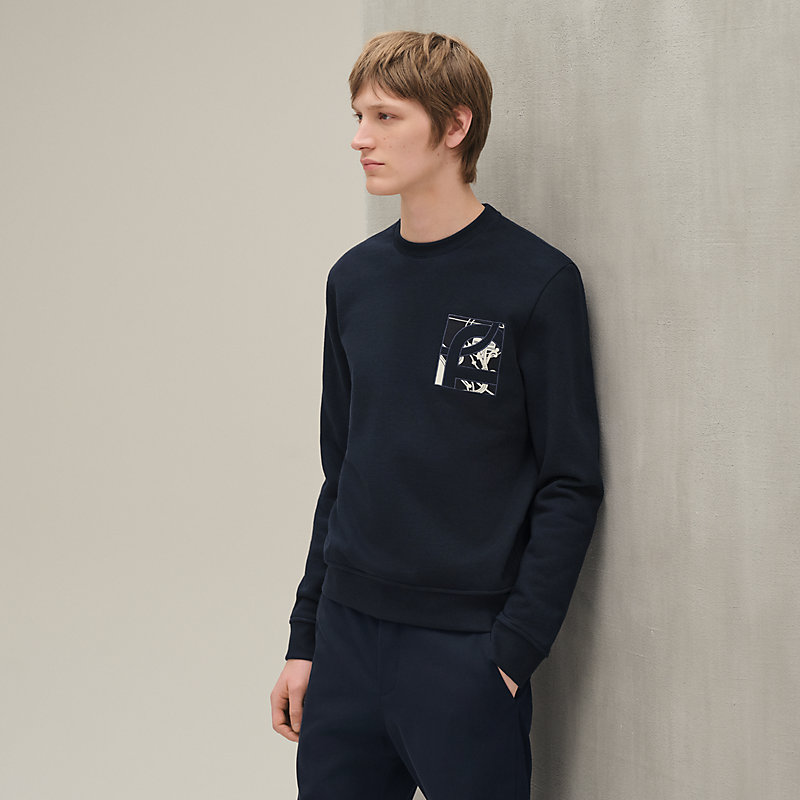 "Ex-Libris" crewneck sweater