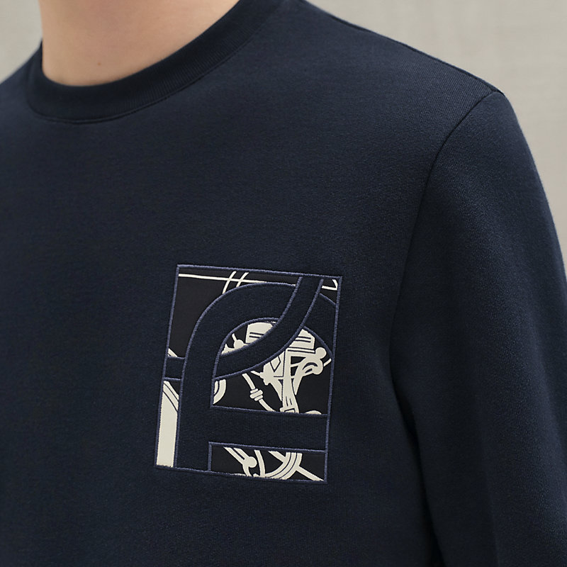 "Ex-Libris" crewneck sweater