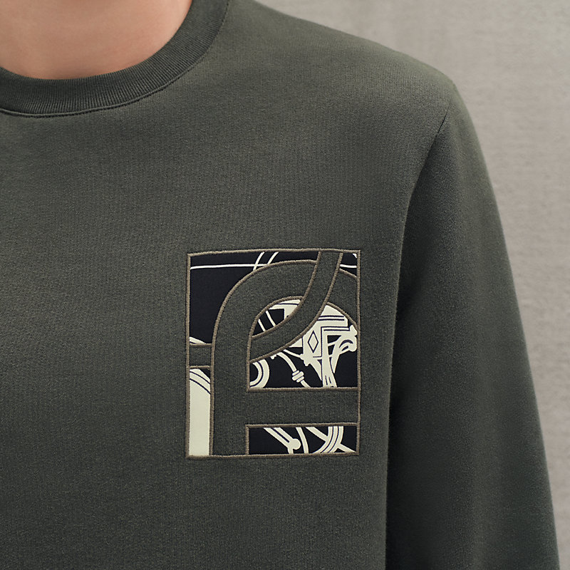 "Ex-Libris" crewneck sweater
