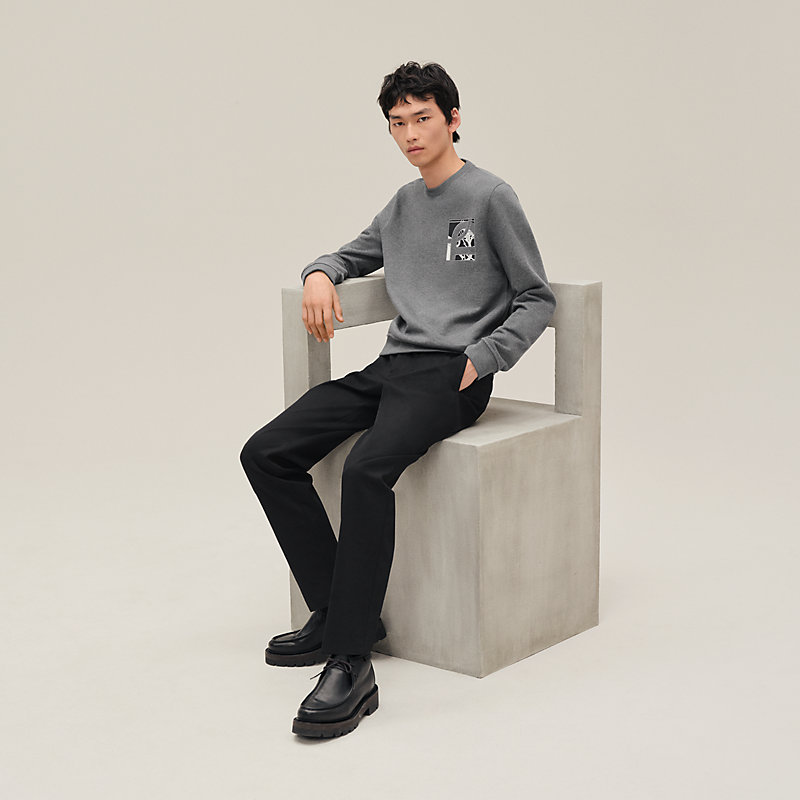 "Ex-Libris" crewneck sweater