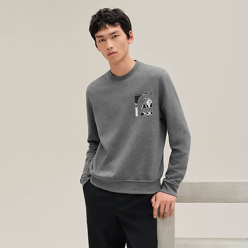 "Ex-Libris" crewneck sweater