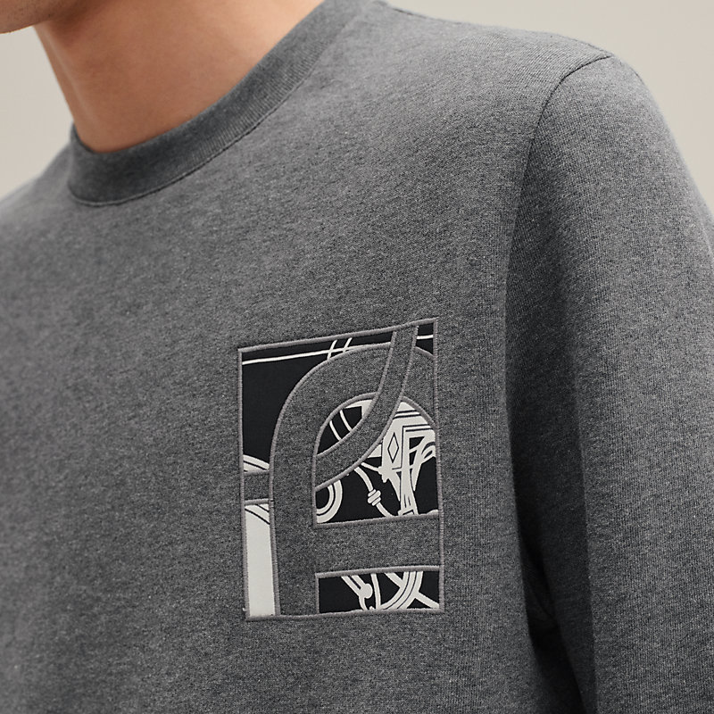 "Ex-Libris" crewneck sweater